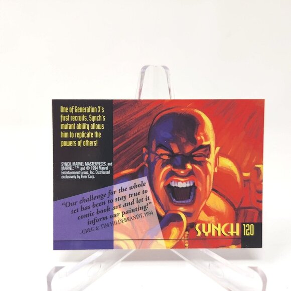 1994 Marvel Masterpieces SYNCH #120 Trading Card,Hildebrandt Brothers (a113) - Picture 2 of 2